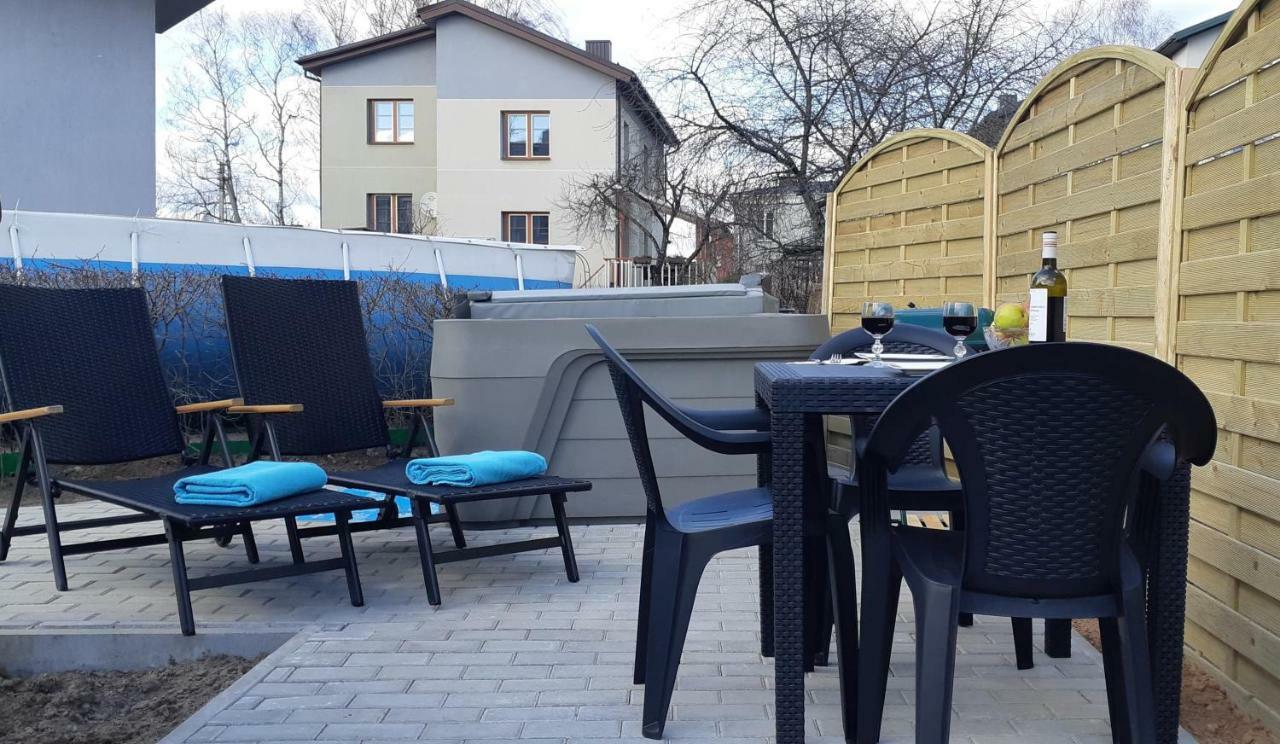 וילנה Apartments With Outdoor Spa Jacuzzi And Sauna מראה חיצוני תמונה